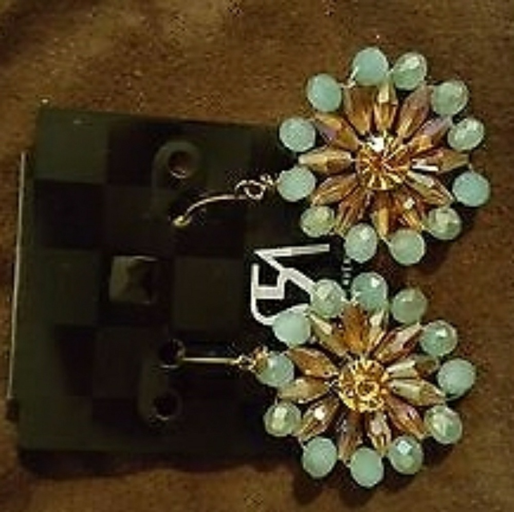 Saks fifth avenue crystal earrings